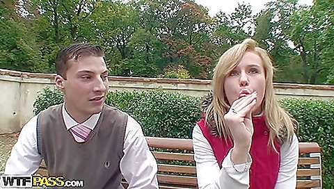 Sexy blonde model is ready for hard fuck