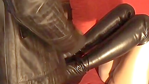 Sexy milf with huge tits masturbates