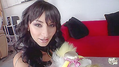 Mature woman throws &i