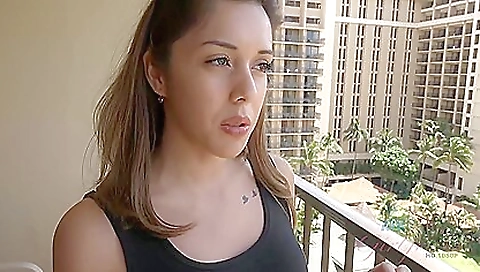 Sexy young chick take product fucks like a creampie