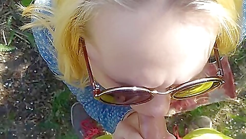 Sexy young blonde slut gets fucked by her boyfriend