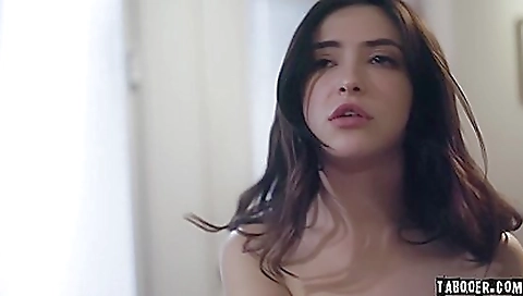 Sexy blonde model gets a hot creampie