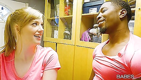 Sexy chick with huge tits and a fat ass